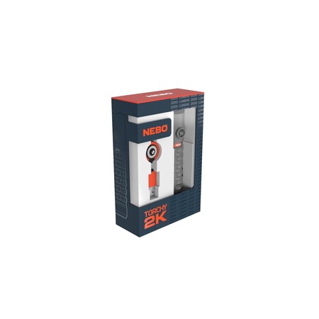 Nebo Torchy 2000 lm Gray LED Pocket Light 18650 Battery NEB-FLT-1006